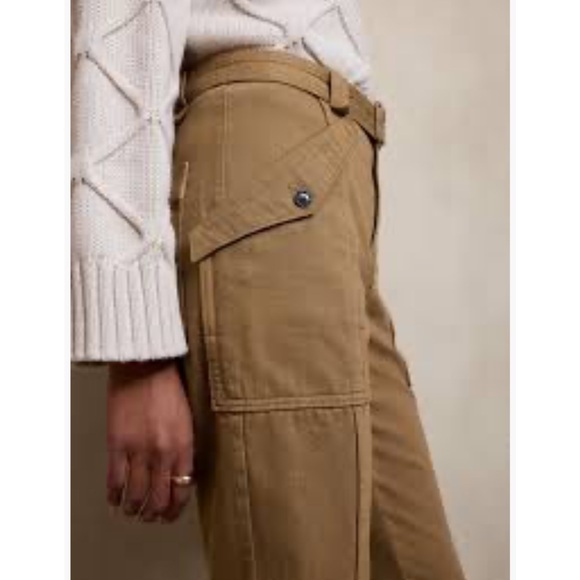 Banana Republic Factory Lou Trapunto Cargo Pant - Whiskey - Picture 2 of 16